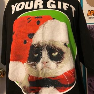 Grumpy cat Christmas shirt